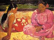 Paul Gauguin Women of Tahiti painting